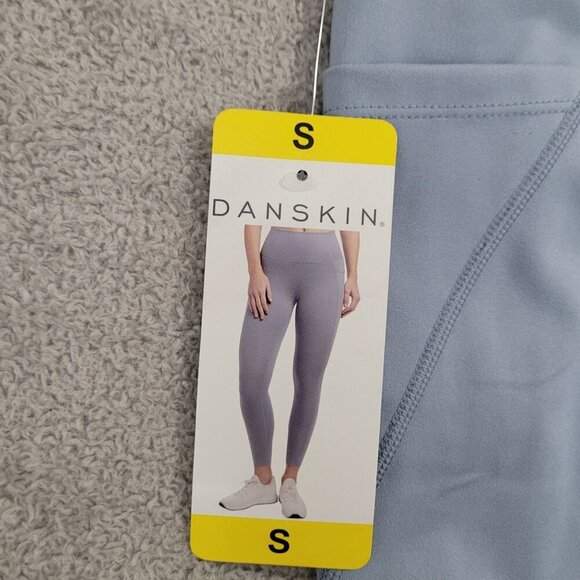 NEW Danskin High Women's S Rise Brushed Blue Legging - Picture 6 of 9